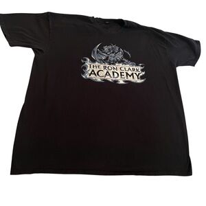 Vintage Dragon Shirt Men 3XL Black‎ Graphic Lightweight Crew Neck Workout Tee